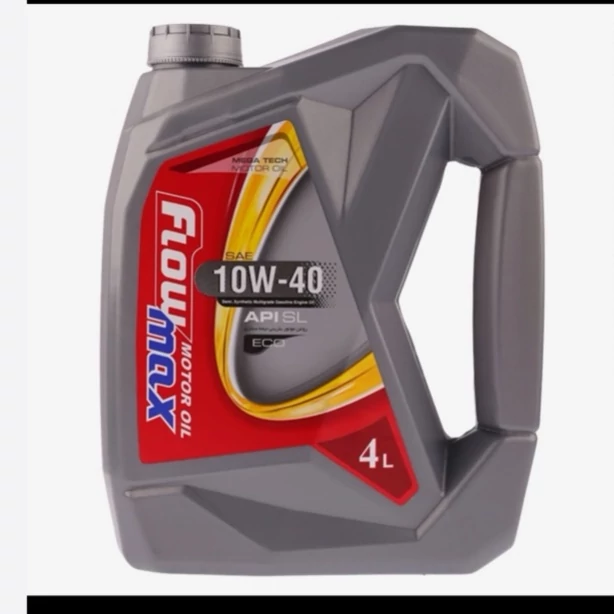 روغن موتور خودرو فلومکس مدل Mega Tech 10w-40 SL حجم 4لیتر