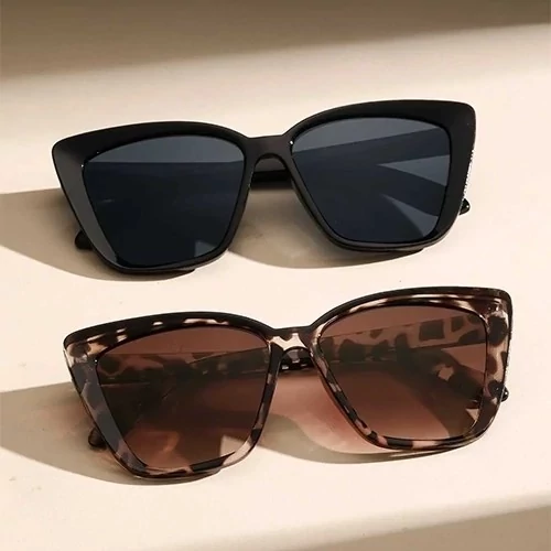 عینک آفتابی زنانه برند Cute-Chanel یووی 400 +دستمال نانو مخصوص+ ارسال رایگان کد6