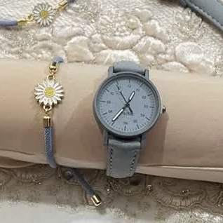ست ساعت + دستبند زنانه برند ins + ارسال رایگان (ست دستبند و ساعت زنانه)