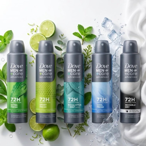 اسپری مردانه داو (Dove) اصل با ماندگاری 72 ساعته - 250 میل (5 مدل متنوع)