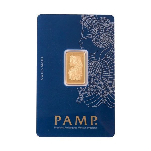 شمش طلا 24 عیار کاج گلد گالری مدل PAMP.5G