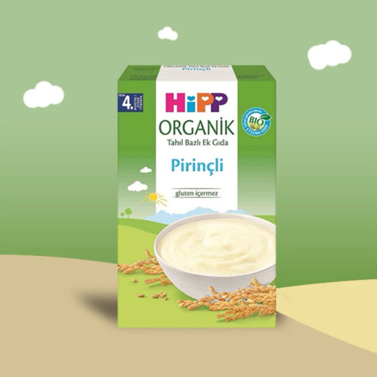 سرلاک برنج هیپ Hipp اصل 200 گرم بالای 4 ماه