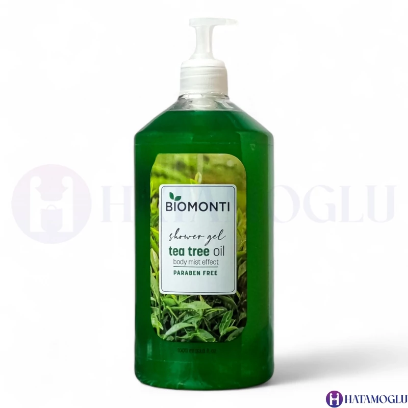 شامپو بدن بیومونتی Biomonti حاوی روغن درخت چای 1000 میل