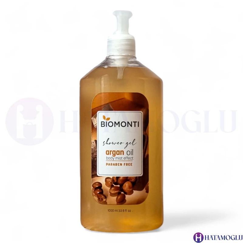 شامپو بدن بیومونتی Biomonti حاوی روغن آرگان حجم 1000 میل