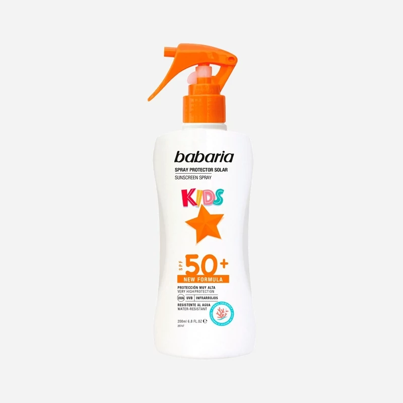 اسپری ضد آفتاب کودک spf 50 باباریا