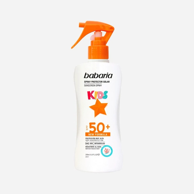 اسپری ضد آفتاب کودک spf 50 باباریا