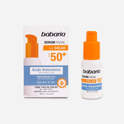 سرم ضد آفتاب هیالورونیک اسید SPF +50 باباریا