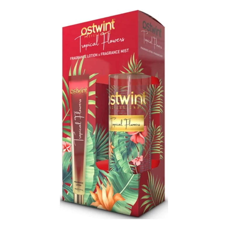 ست بادی اسپلش با لوسیون بدن اوستوینت رایحه Tropical Flowers
