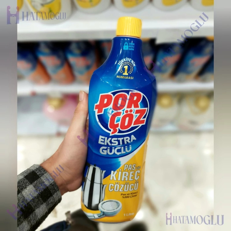 مایع جرم گیر کتری پورچوز حجم 1 لیتری PORCOZ