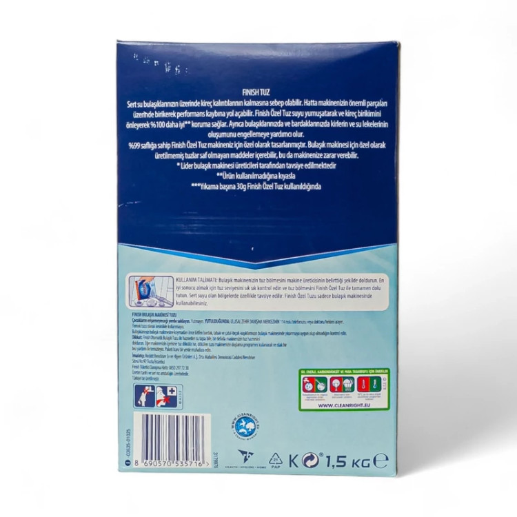 نمک ماشین ظرفشویی فینیش 1.5 کیلویی ترکیه