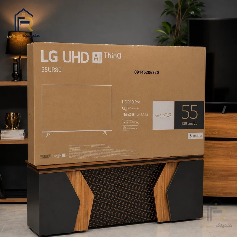 تلویزیون ال جی 55 اینچ مدل 55UR80006، هوشمند 4K UHD
