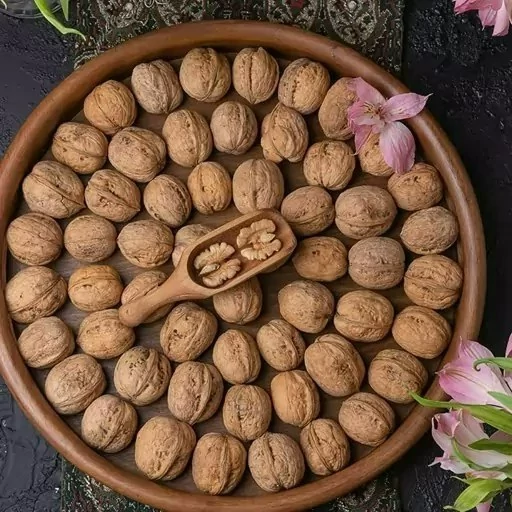 گردو پوست کاغذی عمده 20کیلویی
