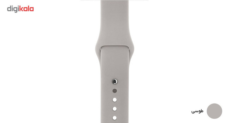 بند لاستیکی مدل Sport Band مناسب برای اپل واچ 38 میلی متری