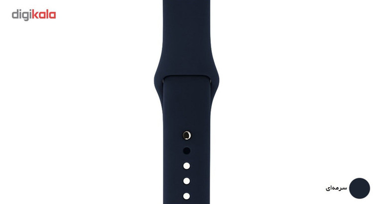بند لاستیکی مدل Sport Band مناسب برای اپل واچ 38 میلی متری