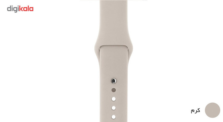 بند لاستیکی مدل Sport Band مناسب برای اپل واچ 38 میلی متری