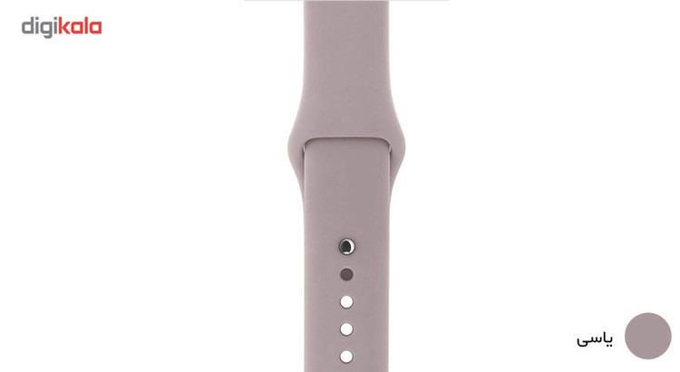 بند لاستیکی مدل Sport Band مناسب برای اپل واچ 38 میلی متری