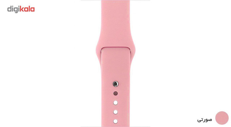 بند لاستیکی مدل Sport Band مناسب برای اپل واچ 38 میلی متری
