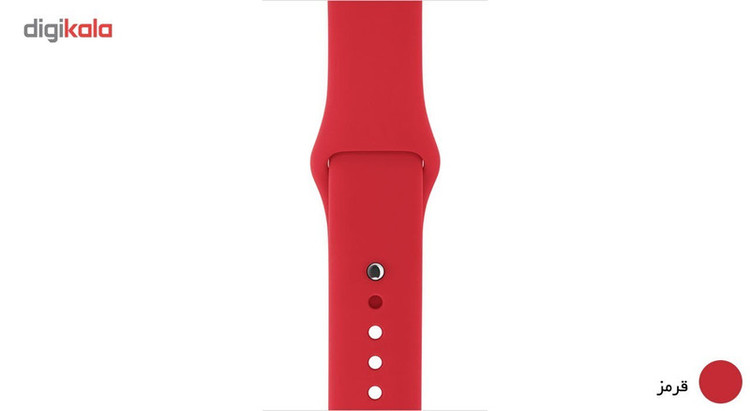 بند لاستیکی مدل Sport Band مناسب برای اپل واچ 38 میلی متری