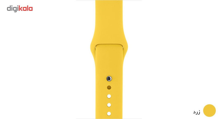 بند لاستیکی مدل Sport Band مناسب برای اپل واچ 38 میلی متری