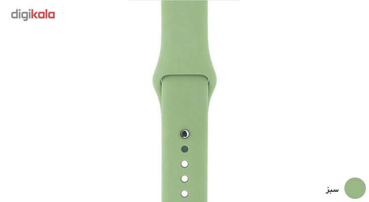 بند لاستیکی مدل Sport Band مناسب برای اپل واچ 38 میلی متری