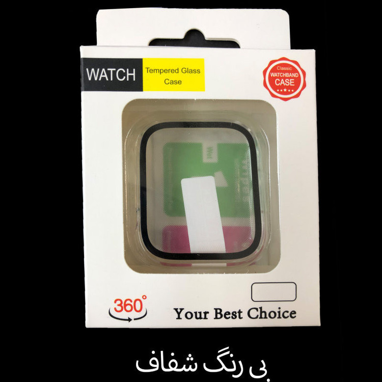 کاور مدل TGC-44MM مناسب برای اپل واچ سری 4/5/6/SE سایز 44 میلی متری به همراه محافظ صفحه نمایش