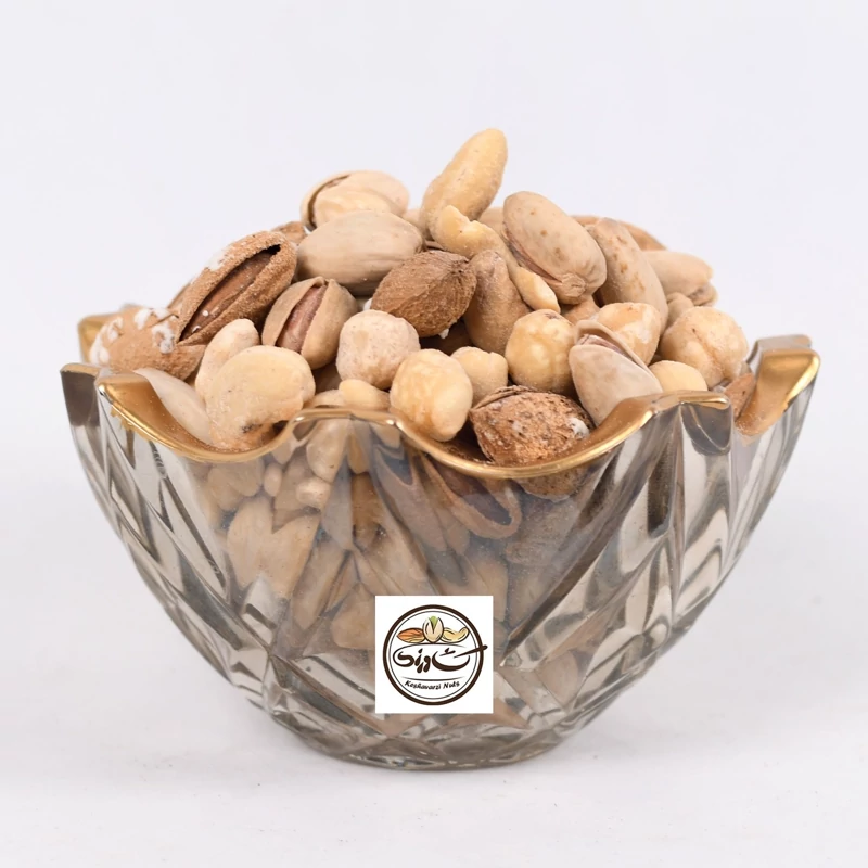 آجیل عربی بو داده کم نمک 100 گرمی خالص