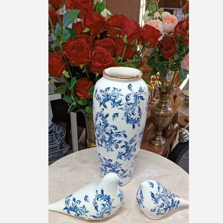 گلدان و ست مرغ آمین سرامیکی