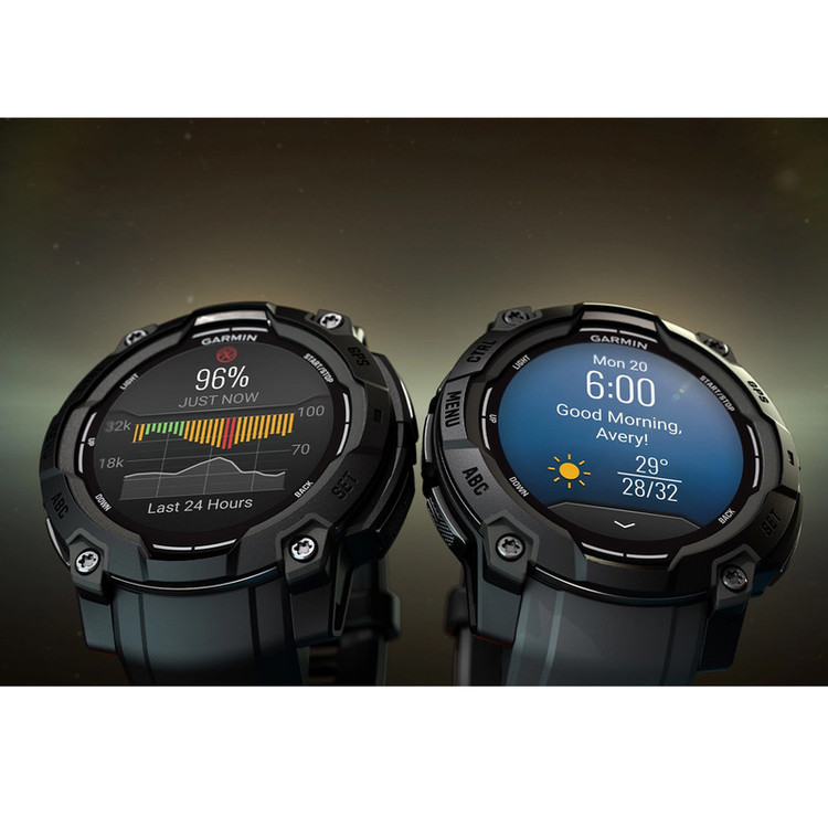 ساعت هوشمند 45 میلیمتری گارمین مدل Instinct 3 Amoled با بند سیلیکونی