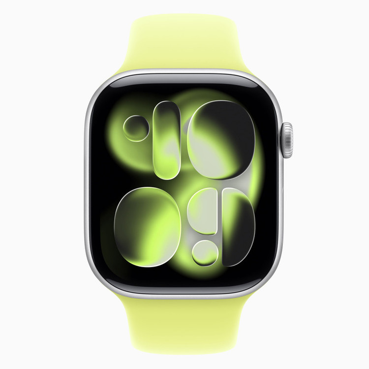 ساعت هوشمند 46 میلی متری اپل مدل Series 11 Aluminum Case با بند سیلیکونی