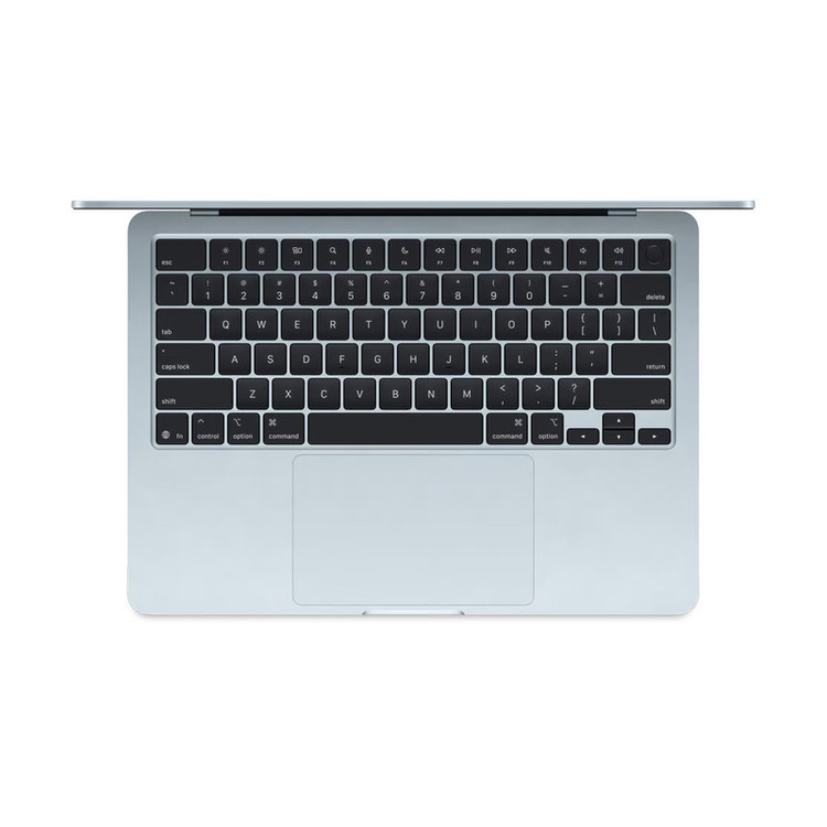 لپتاپ اپل مدل MacBook Air MC6T4 2025 LLA با پردازنده Apple M4، رم 16GB، حافظه SSD با ظرفیت 256GB، نمایشگر 13.6 اینچ Retina، دارای نور پسزمینه کیبورد، حسگر اثر انگشت و سیستمعامل Apple Mac OS