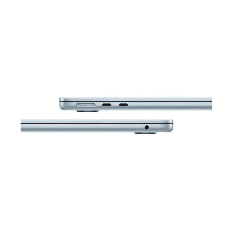 لپتاپ اپل مدل MacBook Air MC6T4 2025 LLA با پردازنده Apple M4، رم 16GB، حافظه SSD با ظرفیت 256GB، نمایشگر 13.6 اینچ Retina، دارای نور پسزمینه کیبورد، حسگر اثر انگشت و سیستمعامل Apple Mac OS
