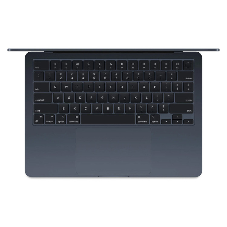 لپتاپ اپل مدل MacBook Air MW133 2025 LLA با پردازنده Apple M4، رم 16GB، حافظه SSD با ظرفیت 512GB، نمایشگر 13.6 اینچ Retina، دارای نور پسزمینه کیبورد، حسگر اثر انگشت، سیستمعامل Apple Mac OS