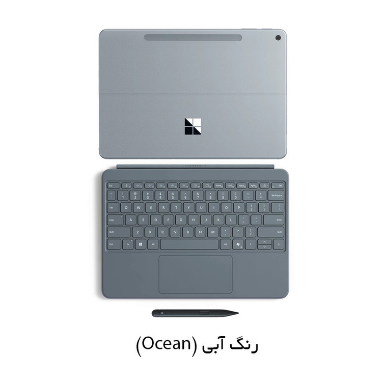 تبلت 12 اینچی مایکروسافت مدل Surface Pro-Snapdragon X Plus ظرفیت 512 گیگابایت و رم 16 گیگابایت به همراه کیبورد سرفیس پرو و قلم Slim pen 2