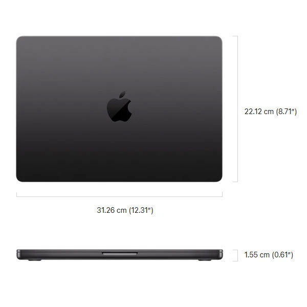 لپ تاپ 14.2 اینچی اپل مدل MacBook Pro MGDR4 2026 LLA-M5 Pro-24GB RAM-1TB SSD