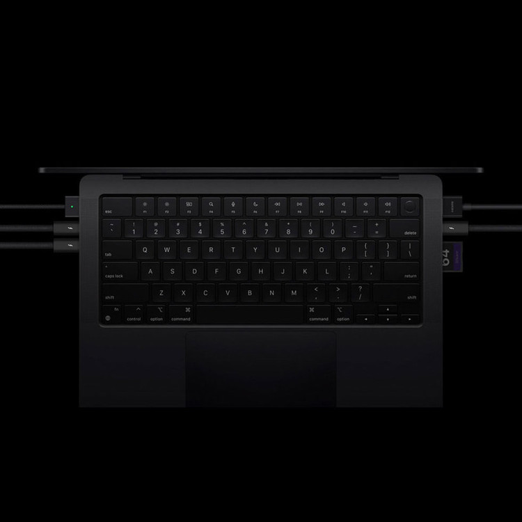 لپ تاپ 14.2 اینچی اپل مدل MacBook Pro MX2H3 2024 LLA-M4 Pro-24GB RAM-512GB SSD-Retina 120Hz