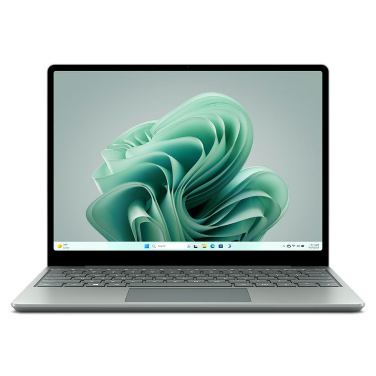 لپتاپ مایکروسافت مدل Surface Laptop Go 3 با پردازنده Core i5-1235U، رم LPDDR5 8GB، حافظه SSD با ظرفیت 256GB، نمایشگر لمسی 12.4 اینچ PixelSense، دارای حسگر اثر انگشت، سیستمعامل Windows 11