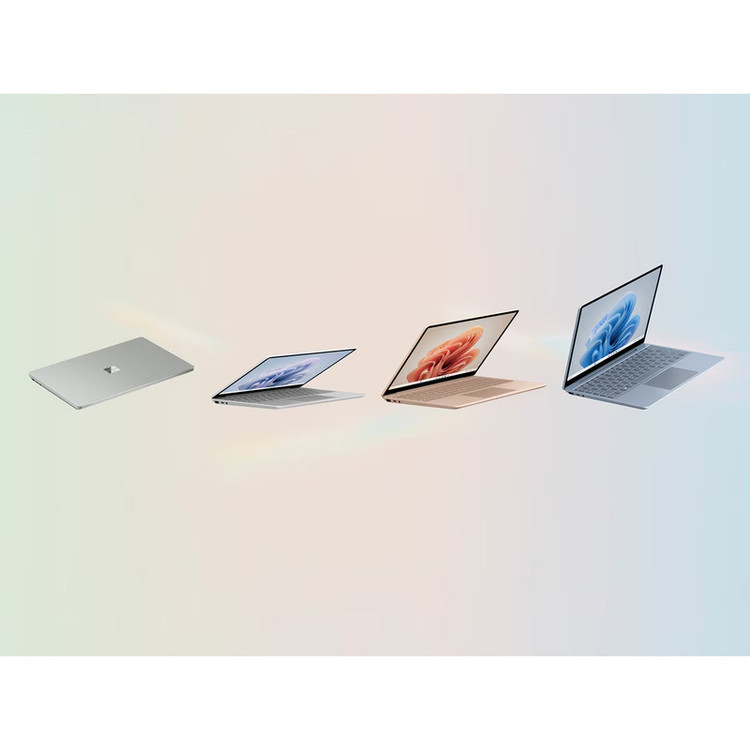لپتاپ مایکروسافت مدل Surface Laptop Go 3 با پردازنده Core i5-1235U، رم LPDDR5 8GB، حافظه SSD با ظرفیت 256GB، نمایشگر لمسی 12.4 اینچ PixelSense، دارای حسگر اثر انگشت، سیستمعامل Windows 11