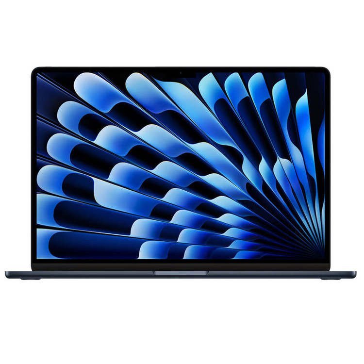 لپتاپ اپل مدل MacBook Air MW1L3 2025 LLA با پردازنده Apple M4، رم 16GB، حافظه SSD با ظرفیت 256GB، نمایشگر 15.3 اینچ Retina، دارای نور پسزمینه کیبورد، حسگر اثر انگشت، سیستمعامل Apple Mac OS