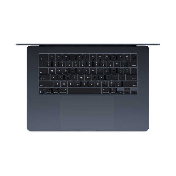 لپتاپ اپل مدل MacBook Air MW1L3 2025 LLA با پردازنده Apple M4، رم 16GB، حافظه SSD با ظرفیت 256GB، نمایشگر 15.3 اینچ Retina، دارای نور پسزمینه کیبورد، حسگر اثر انگشت، سیستمعامل Apple Mac OS