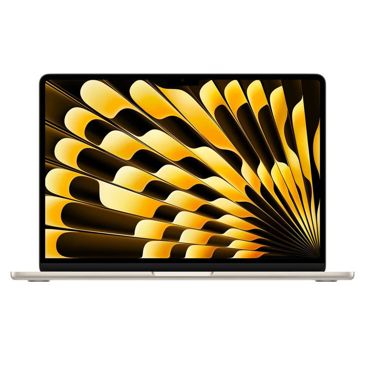لپتاپ اپل مدل MacBook Air MW0Y3 2025 LLA با پردازنده Apple M4، رم 16GB، حافظه SSD با ظرفیت 256GB، نمایشگر 13.6 اینچ Retina، دارای نور پسزمینه کیبورد، حسگر اثر انگشت، سیستمعامل Apple Mac OS