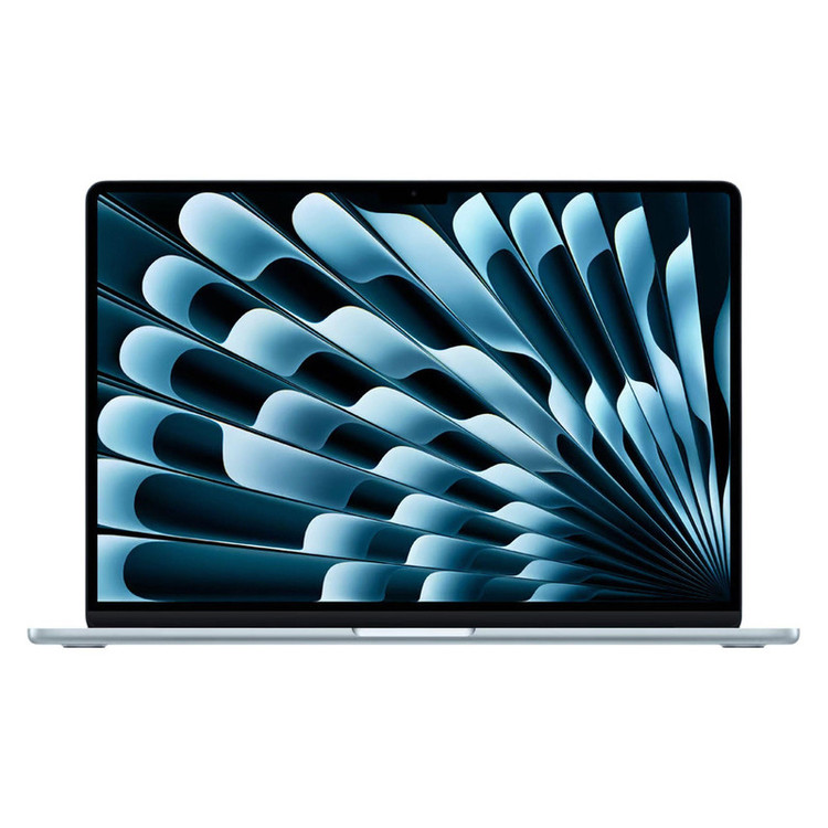 لپتاپ اپل مدل MacBook Air MC7A4 2025 LLA با پردازنده Apple M4، رم 16GB، حافظه SSD با ظرفیت 256GB، نمایشگر 15.3 اینچ Retina، دارای نور پسزمینه کیبورد، حسگر اثر انگشت، سیستمعامل Apple Mac OS