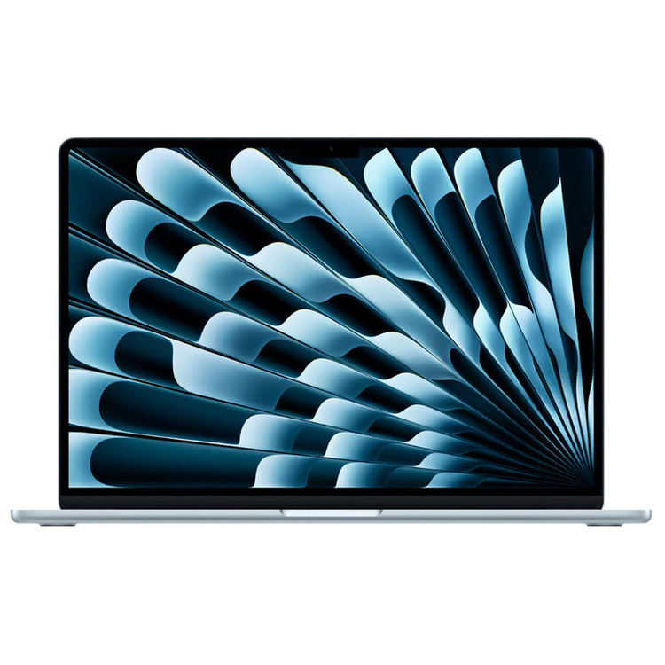 لپتاپ اپل مدل MacBook Air MC7A4 2025 LLA با پردازنده Apple M4، رم 16GB، حافظه SSD با ظرفیت 256GB، نمایشگر 15.3 اینچ Retina، دارای نور پسزمینه کیبورد، حسگر اثر انگشت، سیستمعامل Apple Mac OS