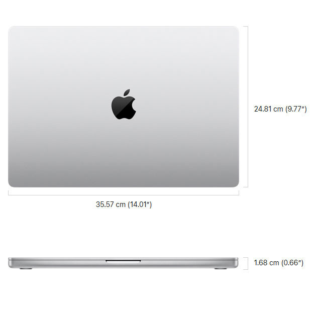 لپ تاپ 16.2 اینچی اپل مدل MacBook Pro MGE64 2026 LLA-M5 Pro-48GB RAM-1TB SSD-Retina 120Hz