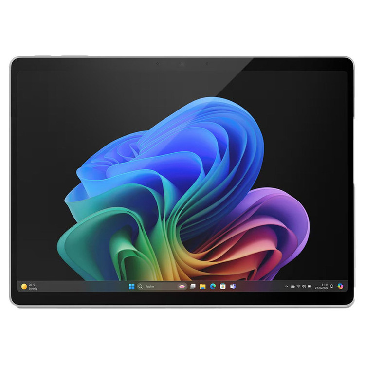تبلت 13 اینچ مایکروسافت مدل Surface Pro 11 با پردازنده Intel Core Ultra 7-266V و 16GB رم LPDDR5x، حافظه SSD با ظرفیت 512GB، صفحه نمایش PixelSense Flow با نرخ بهروزرسانی 120 هرتز، سیستم عامل Windows 11
