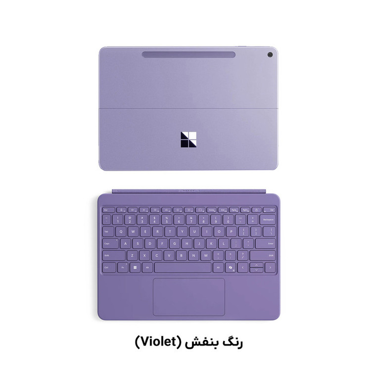 تبلت 12 اینچی مایکروسافت مدل Surface Pro-Snapdragon X Plus ظرفیت 512 گیگابایت و رم 16 گیگابایت به همراه کیبورد سرفیس پرو