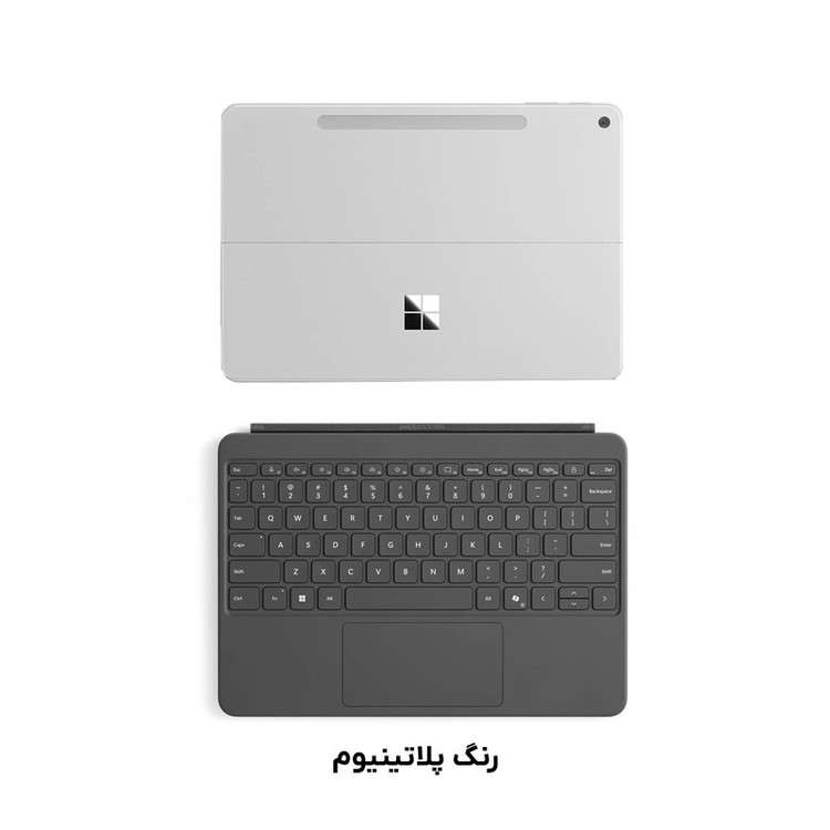 تبلت 12 اینچی مایکروسافت مدل Surface Pro-Snapdragon X Plus ظرفیت 512 گیگابایت و رم 16 گیگابایت به همراه کیبورد سرفیس پرو