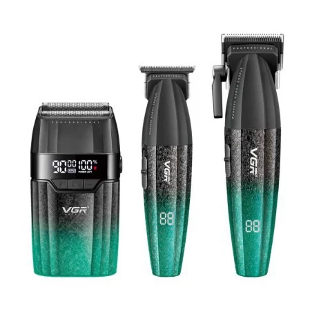 ست ماشین اصلاح وی جی ار مدل V-640 S3 سه قلو حجم زن و خط زن و شیور