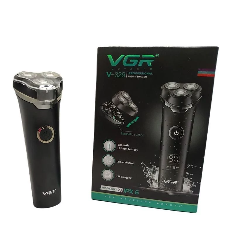 ماشین اصلاح 3تیغ VGR-329 ضد آب ریش تراش  شیور