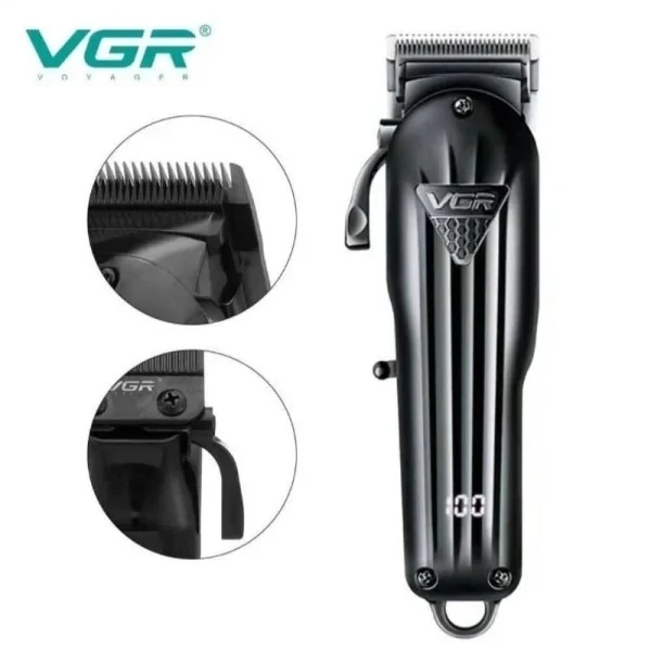 ماشین اصلاح سر و صورت وی جی آر مدل V-282 حجم زن خط زن صفر زن شیور