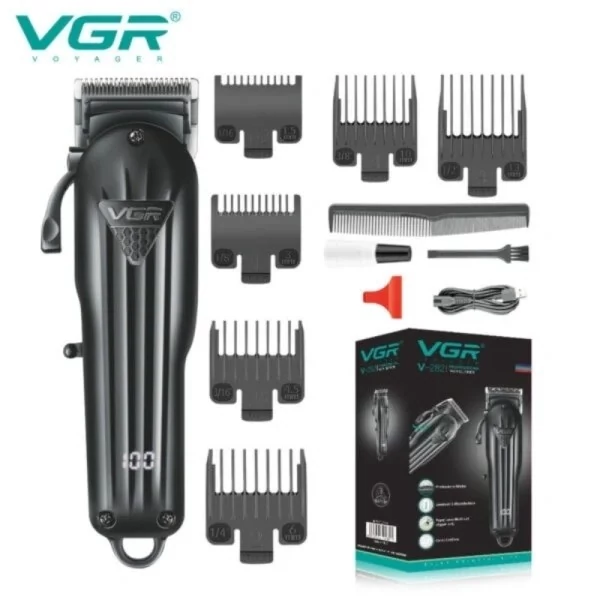 ماشین اصلاح سر و صورت وی جی آر مدل V-282  حجم زن خط زن صفر زن شیور